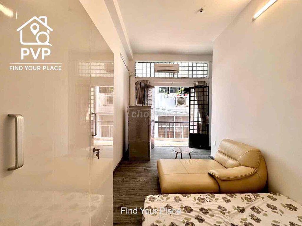 Căn hộ bancol_Full nội thất_gần đh ueh,hoa sen,huflit thoáng mát rộng
