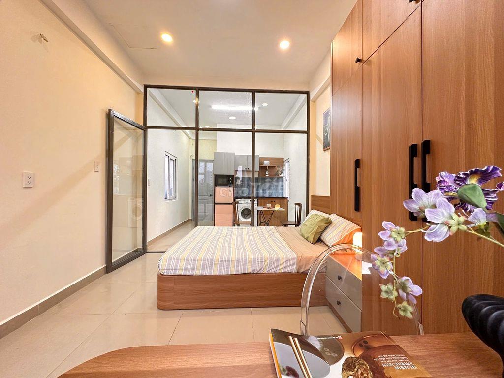 Mới - Phòng tách bếp rộng rãi ngay XVNT + máy giặt riêng rộng 35m2 