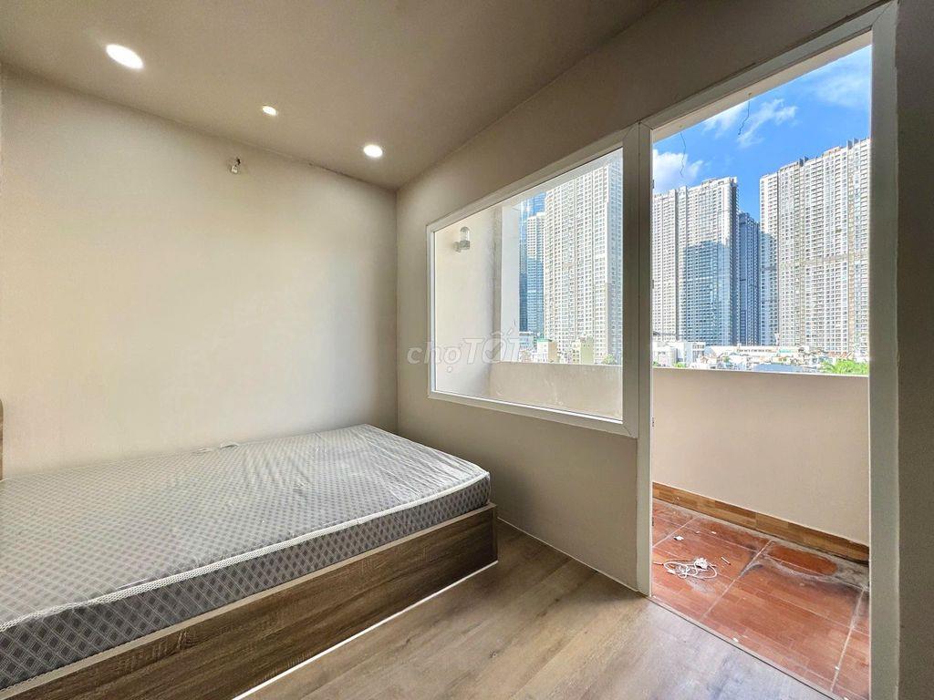 🌸MỚI 100%-BAN CÔNG 1PN Tách Bếp - FULL NỘI THẤT + View Landmark