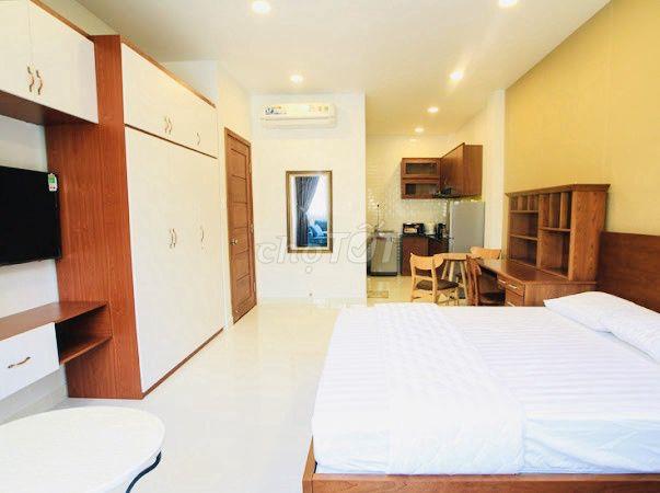 7tr7 Căn hộ cao cấp 1 phòng ngủ ban công máy giặt riêng Nguyễn Cửu Vân