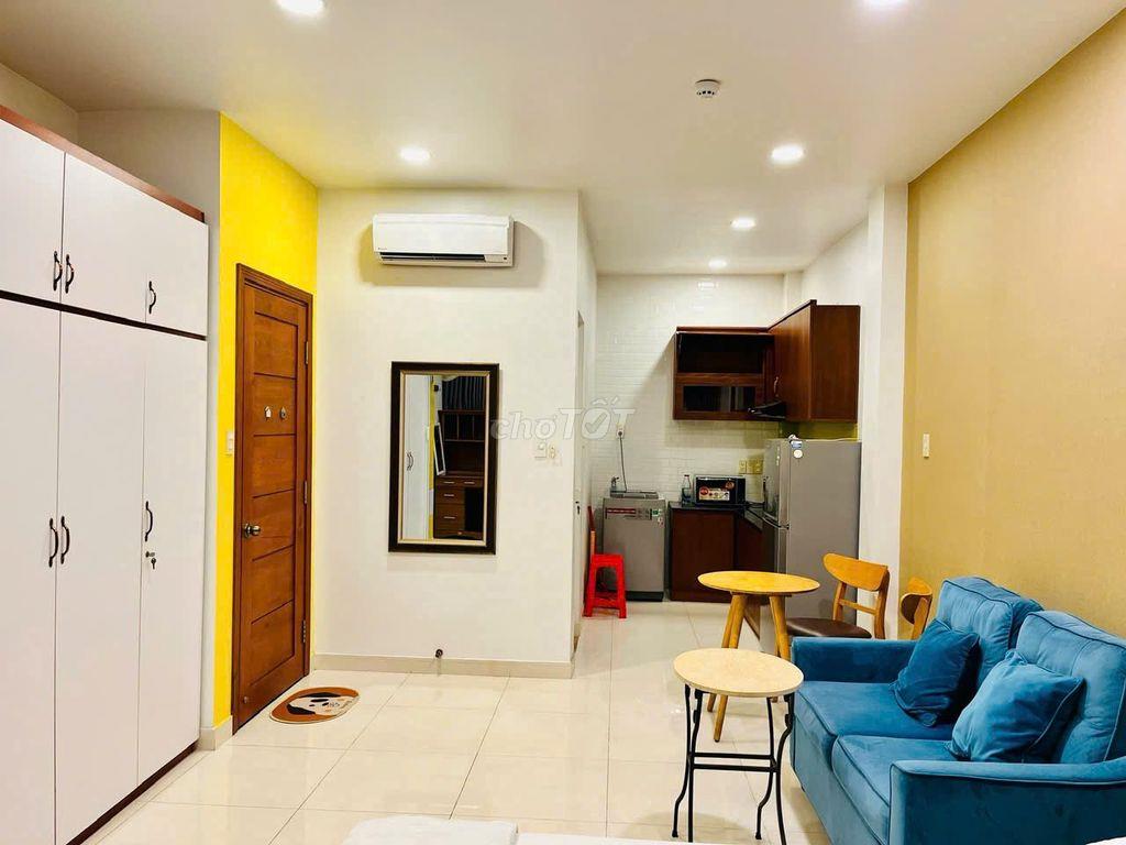 7tr7 Căn hộ cao cấp 1 phòng ngủ ban công máy giặt riêng Nguyễn Cửu Vân
