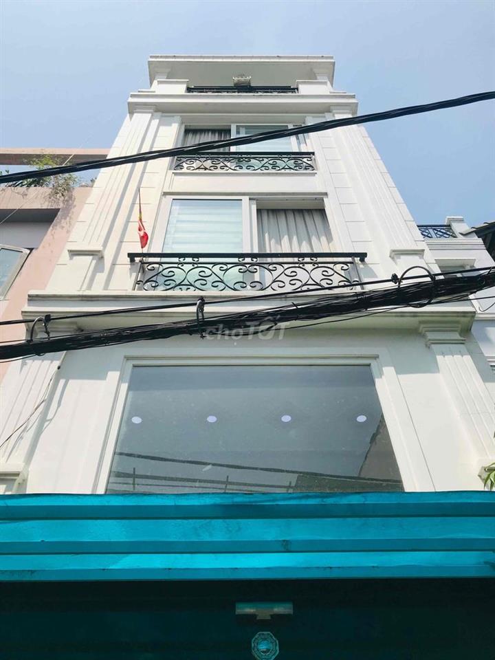 Nhà Hẽm Xe Hơi 4,2m x 13m gồm 3Lầu S.T 6phòng Đường Trần Bình Trọng