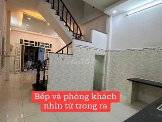 Nhà (4,2m x 10m) Cách Mặt Tiền 20m Gồm 2Lầu Đúc BTCT 4phòng ngủ