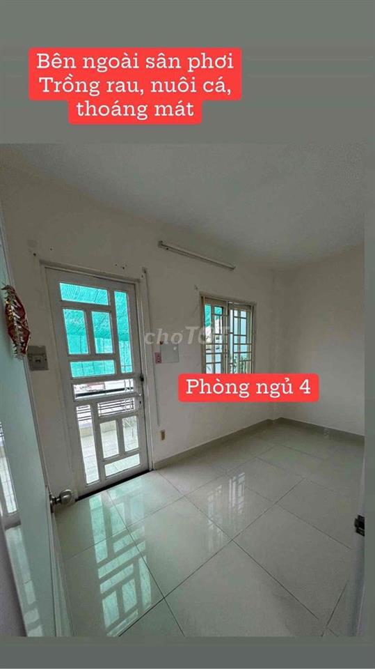 Nhà (4,2m x 10m) Cách Mặt Tiền 20m Gồm 2Lầu Đúc BTCT 4phòng ngủ