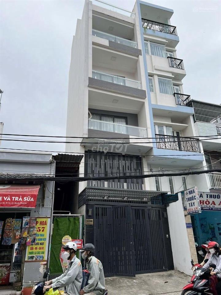 Chủ Kẹt Bán Mặt Tiền CHDV 6 tầng thang máy 359D Nguyễn Xí HĐT 50Tr/Th