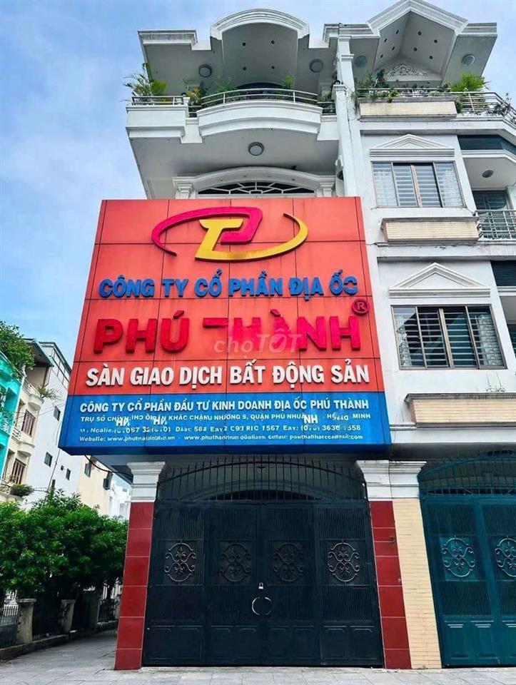 Góc 2 Mặt Tiền Trần Khác Chân -Phan Đình Phùng 400m2 Xe tải đậu được 