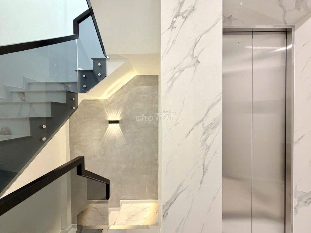 Bán nhà Bạch Đằng – Bình Thạnh – 50m² – 6 tầng thang máy – Hẻm ô tô