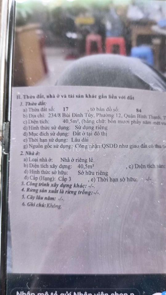 nhà mặt tiền đường dự phóng phan chu trinh