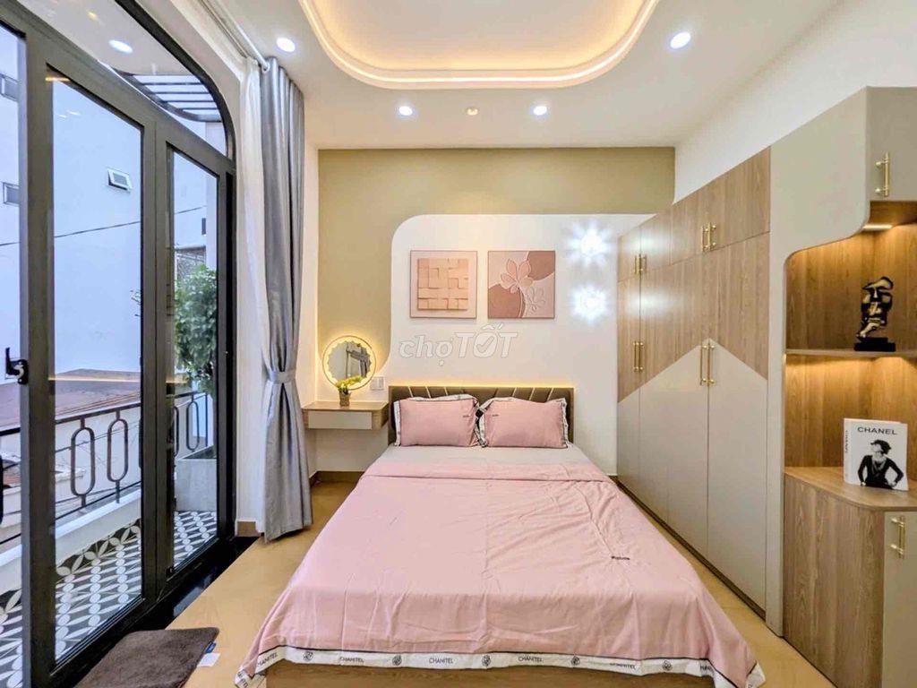 nhà mgang 5 m - hẻm ô tô - 2 mặt tiền-bình thạnh