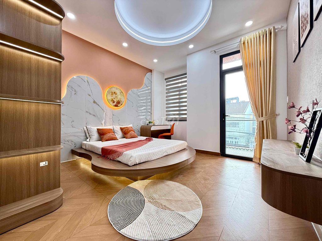 Nhà mới cao cấp 68m2 xây 4 tầng hẻm xe tải đầy đủ công năng giá tốt.
