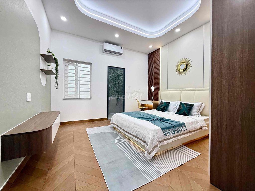 Nhà mới cao cấp 68m2 xây 4 tầng hẻm xe tải đầy đủ công năng giá tốt.