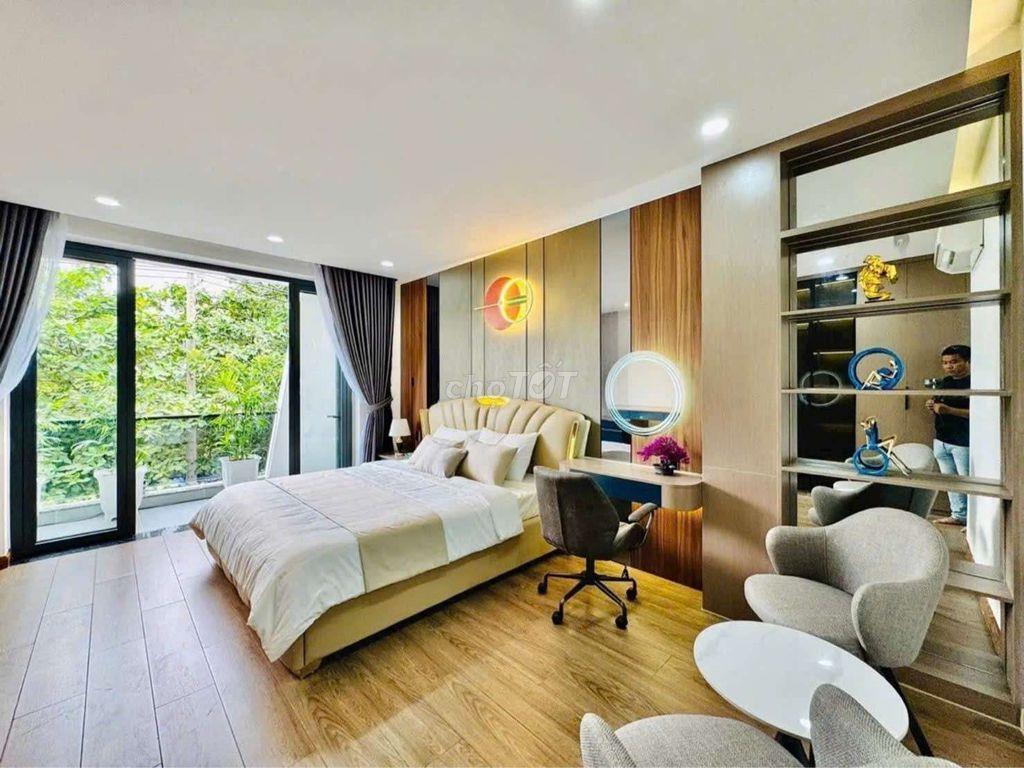 MẶT TIỀN TÂN SƠN GÒ VẤP  GẦN SÂN GOLF 6 TẦNG THANG MÁY FULL NỘI THẤT 