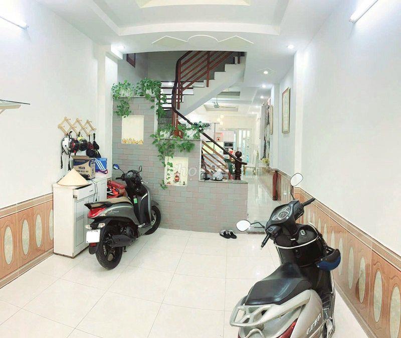 Xe ngủ trong nhà Quang Trung, P10, Gò Vấp, 79m2, 4 tầng, 4PN, nỏ hậu