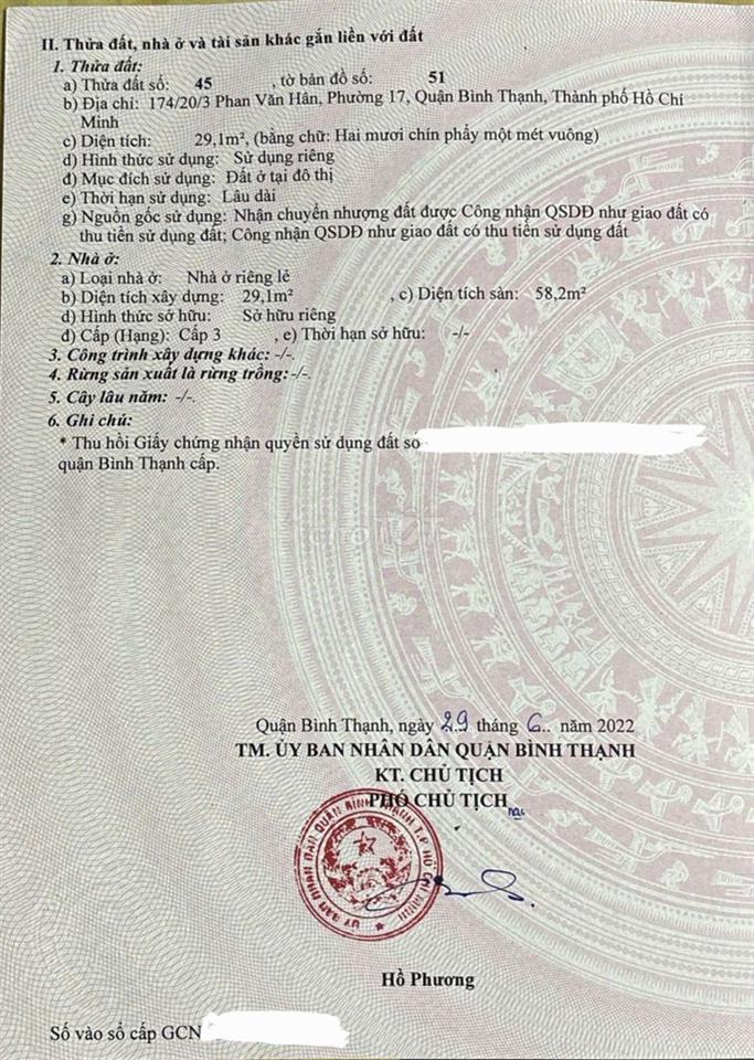 CHÍNH CHỦ BÁN NHÀ GẦN Q1