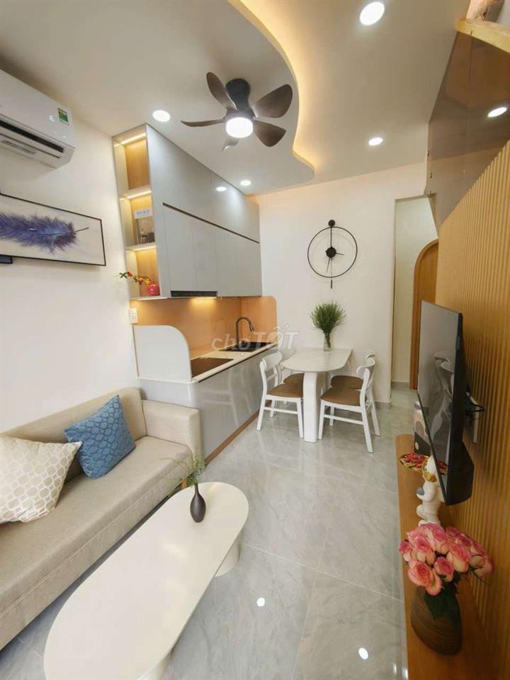 5 TỎI 7 - P.5, BÌNH THẠNH - CĂN GÓC, HẺM XE HƠI QUAY ĐẦU, PN TRỆT
