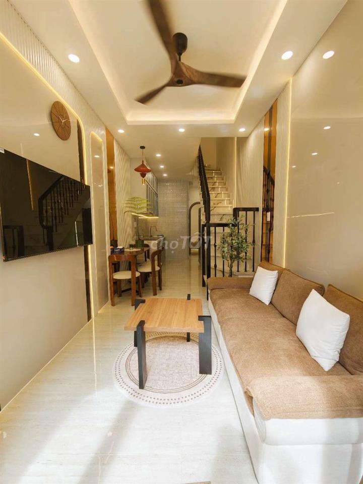 6T HƠN, NGUYỄN KIỆM, ~40M2 x 3T BTCT, HẺM 5M, 4PN, FULL NT CAO CẤP