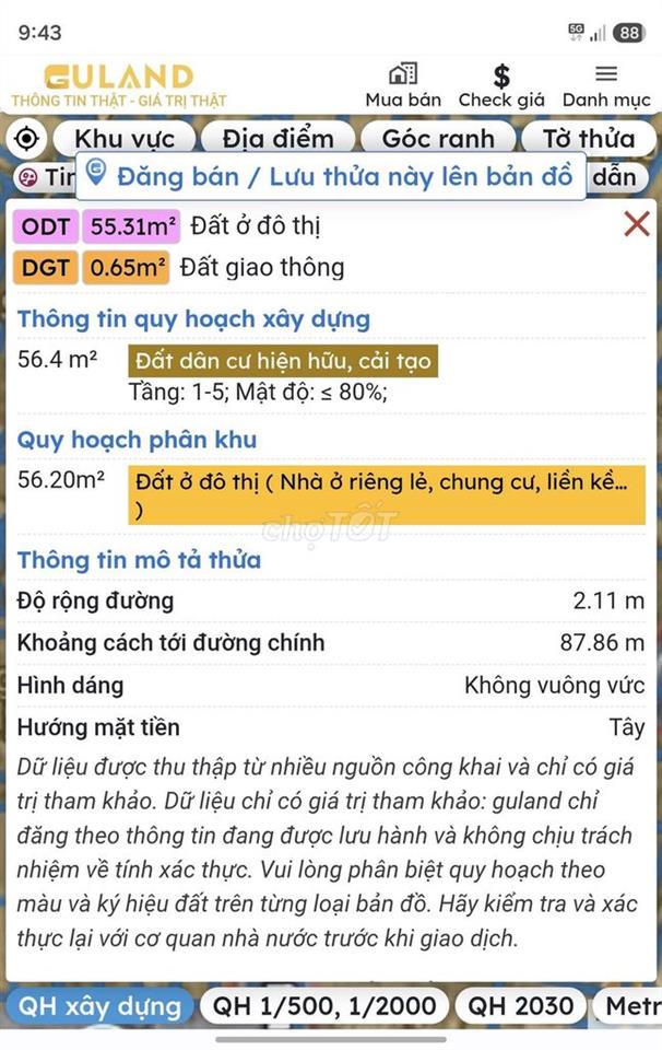 LÊ QUANG ĐỊNH, BÁN ĐẤT TẶNG NHÀ, 54M2, CHỈ 4.X TỎI