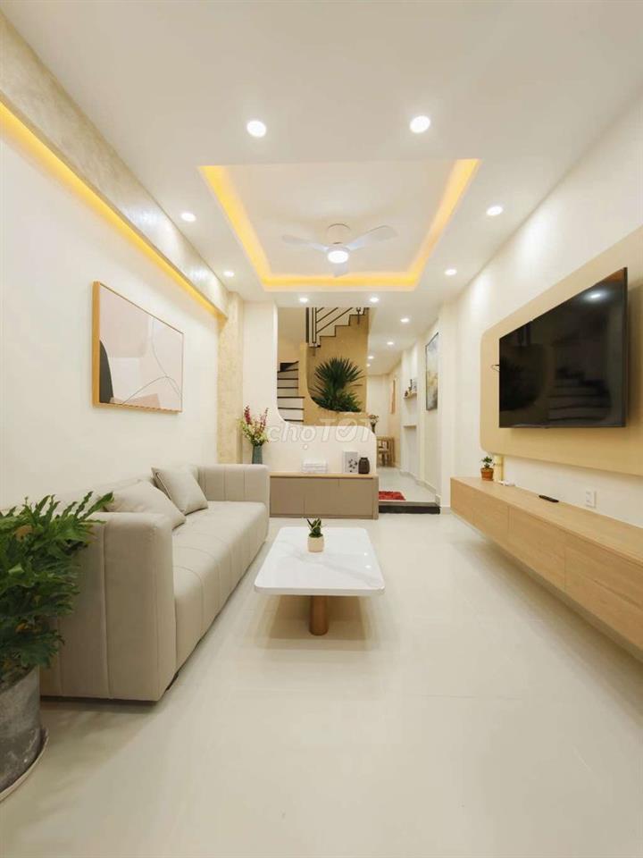 ĐINH BỘ LĨNH, 37M2, HẺM VF3 TỚI CỬA THÔNG TỨ PHÍA, HOÀN CÔNG ĐỦ