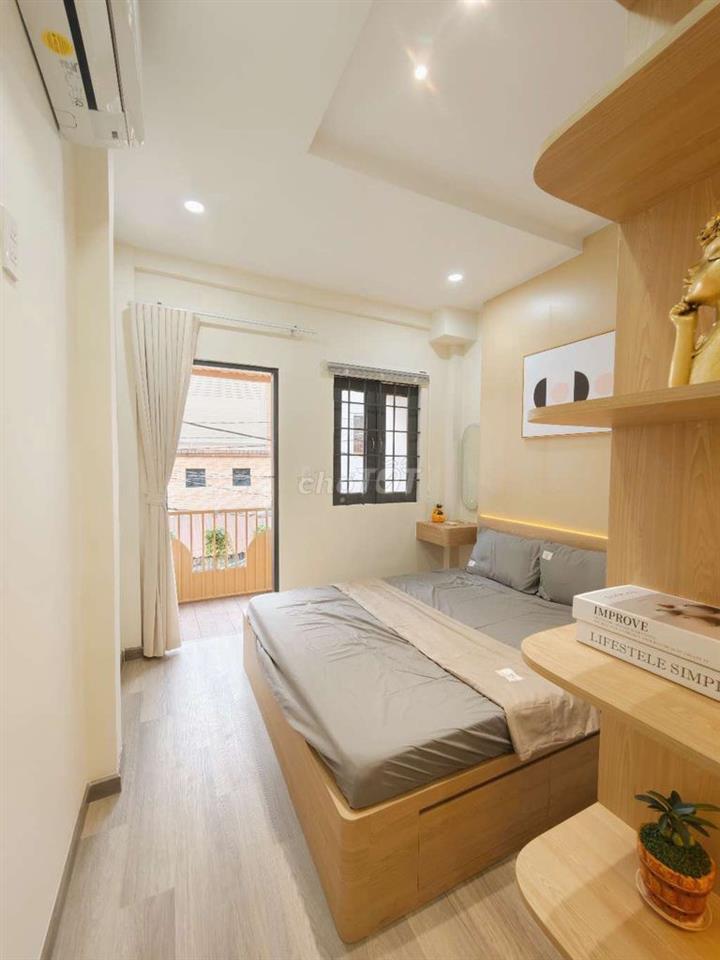 ĐINH BỘ LĨNH, 37M2, HẺM VF3 TỚI CỬA THÔNG TỨ PHÍA, HOÀN CÔNG ĐỦ