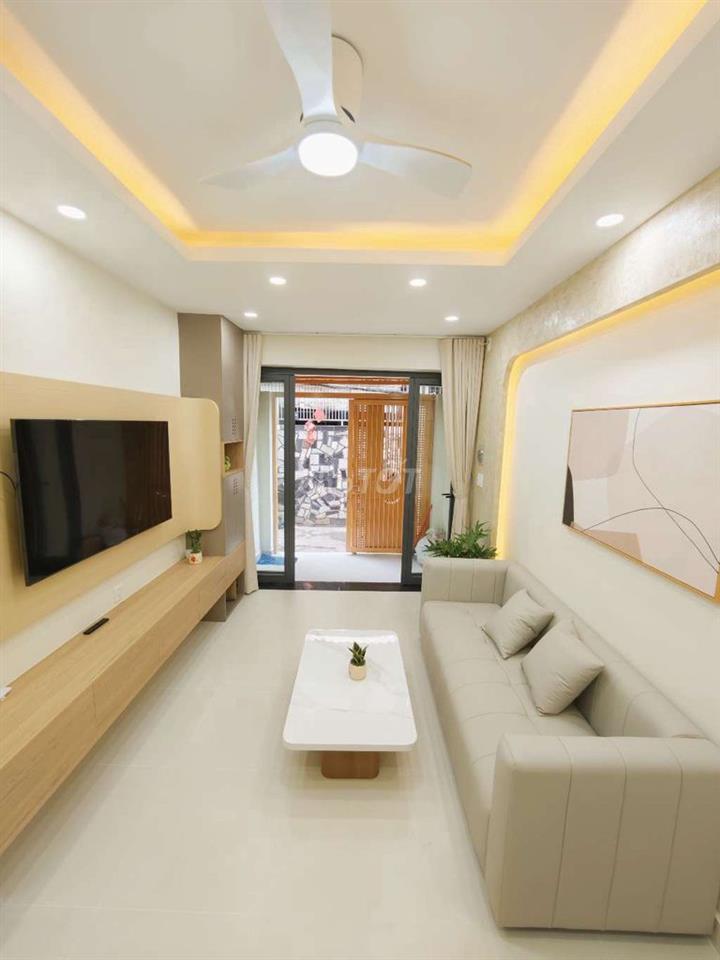 ĐINH BỘ LĨNH, 37M2, HẺM VF3 TỚI CỬA THÔNG TỨ PHÍA, HOÀN CÔNG ĐỦ