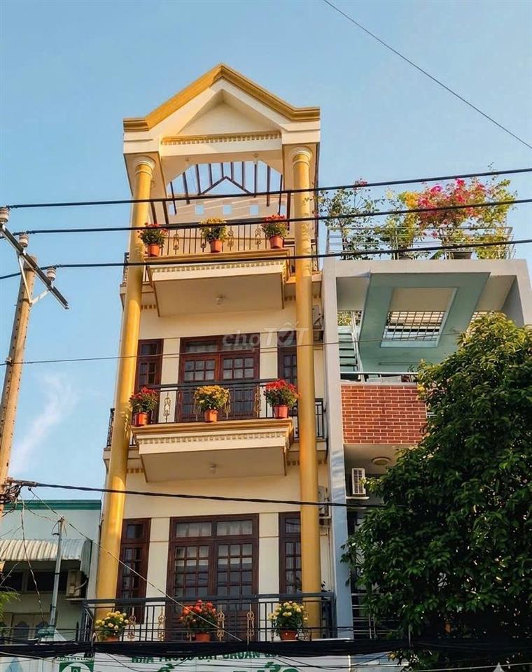 CHO THUÊ NHÀ KINH DOANH 1 TRỆT 3 LẦU, SÂN THƯỢNG, 5PN