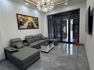 BÁN NHÀ 1 TRỆT 2 LẦU SÂN THƯỢNG MỚI 100%, 80M2, 4PN, NỘI THẤT HẺM 6M