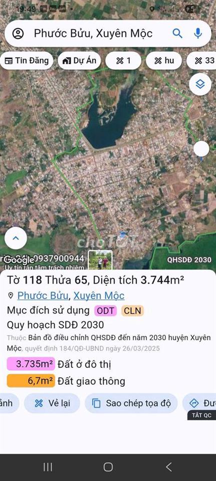 CHÍNH CHỦ  BÁN 215 HUỲNH MINH THẠNH, Xuyên Mộc, Bà Rịa - Vũng Tàu