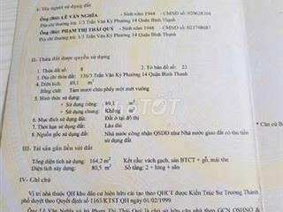 bán nhà phường bình thạnh