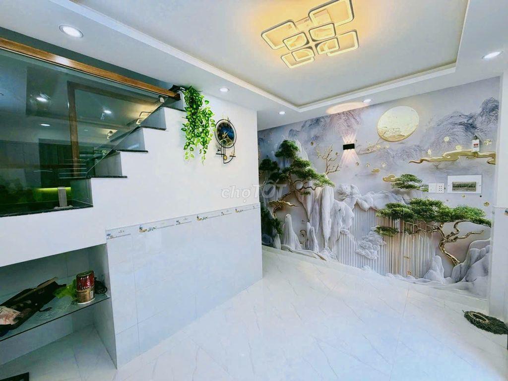 NHÀ MỚI 2 TẦNG, NGUYỄN THÁI SƠN – HẺM XE HƠI  –  4.x T.Y