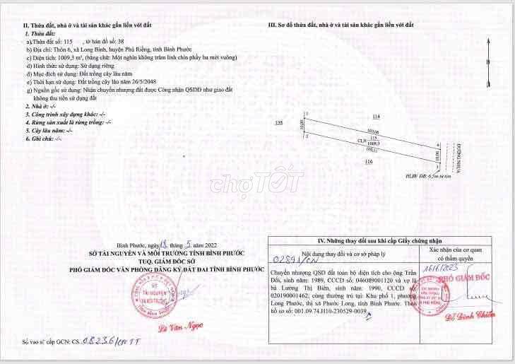 Ngộp NH 1 sào đất mặt tiền nhựa phủ hồng giá 320tr