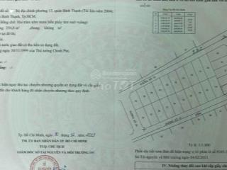 Đất biệt thự GÓC khu dân cư Bình Lợi, giá 24,5 tỷ TL , Diện tích 250m2