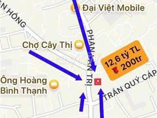 vị trí thuận tiện - chủ bán gấp mặt tiền Phan Văn Tri, Bỉnh Thạnh