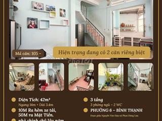  🆘CHỦ TIẾP TỤC GIẢM GIÁ CHỈ CÒN 4.75 TỶ ✍️HOÀNG HOA THÁM P6. BÌNH THẠNH