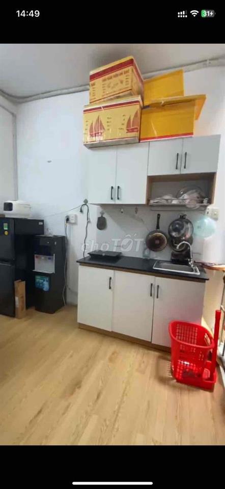 cho thuê căn hộ 2pn bancol 1 phòng ăn, 1wc full nội thất 60m2