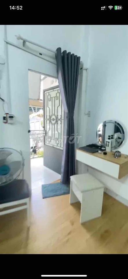 cho thuê căn hộ 2pn bancol 1 phòng ăn, 1wc full nội thất 60m2