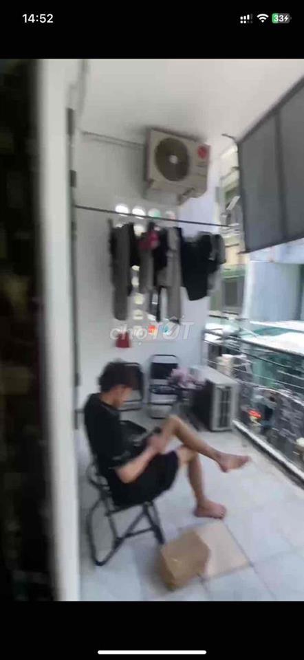 cho thuê căn hộ 2pn bancol 1 phòng ăn, 1wc full nội thất 60m2