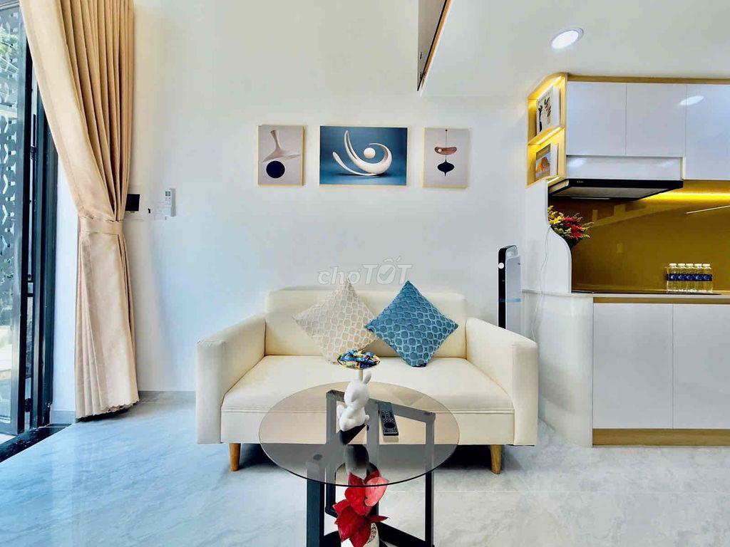 (Bình Thạnh)Sát CV Tầm Vu, 20m2 3 tầng, full nội thất, giá TL