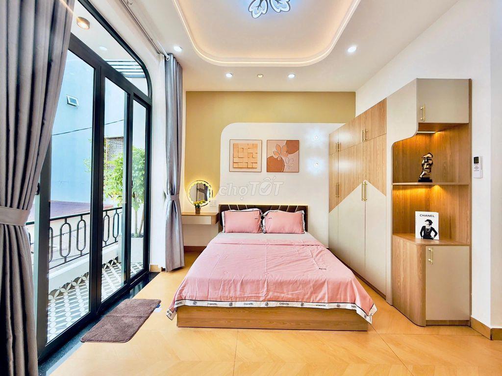 Bán nhà trung tâm Bình Thạnh, 2 mặt tiền 3PN/3WC 2 tầng full nội thất