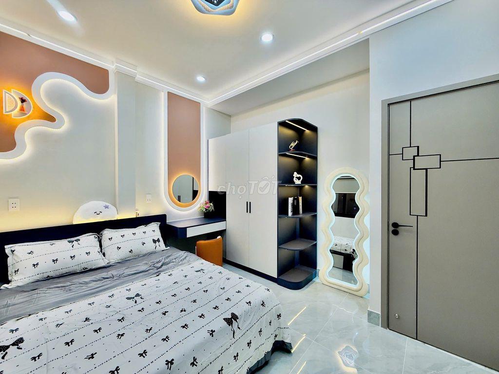 (Phú Nhuận)Ngang nhà 7m2, 2 tầng 3PN/2WC (PN TRỆT), Full nội thất.
