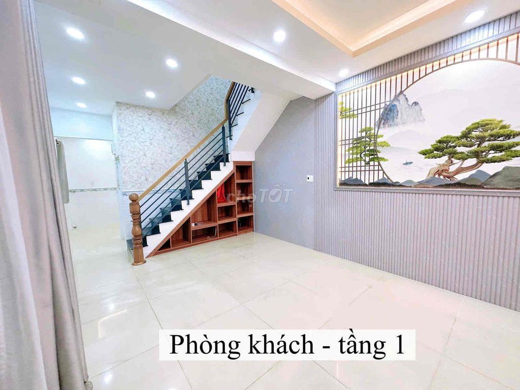 (Gò Vấp)Ngang KHỦNG 10,2m Ô Tô ngủ nhà, 41m2 đất, 2 tầng Full nội thất