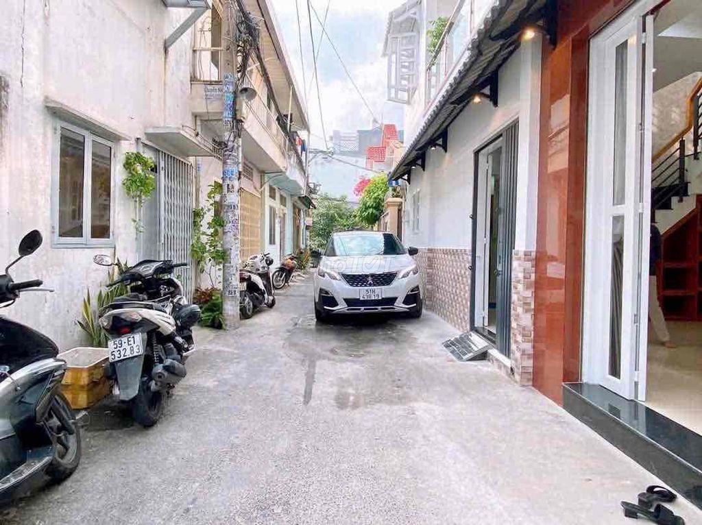 (Gò Vấp)Ngang KHỦNG 10,2m Ô Tô ngủ nhà, 41m2 đất, 2 tầng Full nội thất