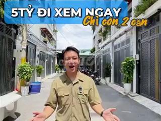 Bán Nhà Phố 4x14m 1 Trệt 1 Lửng 3 Lầu - 5.8 Tỷ