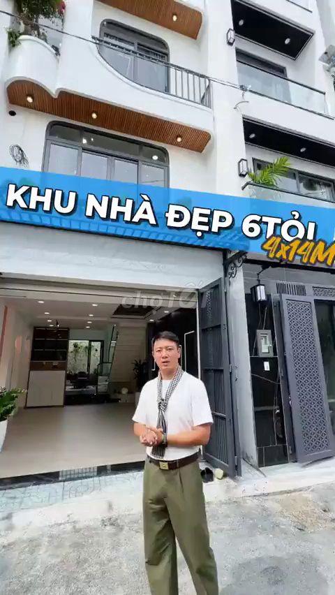 Bán Nhà Phố Hiện Đại 1 Trệt 1 Lửng 3 Lầu Giá 6.5 Tỷ