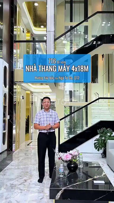 Bán Nhà Phố Có Thang Máy Ngang 4m Gần Ngã Tư Ga - 7.6 Tỷ