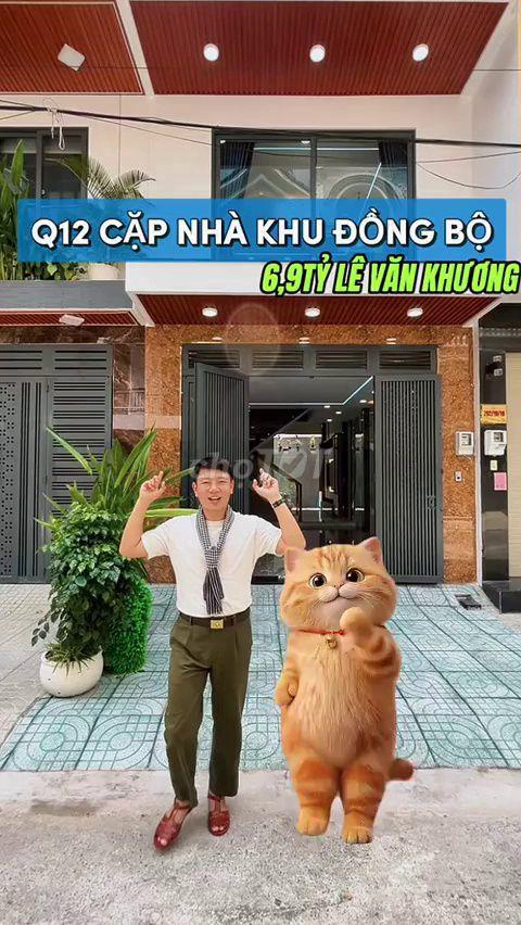 Bán Cặp Nhà Q12 Lê Văn Khương 6.9 Tỷ