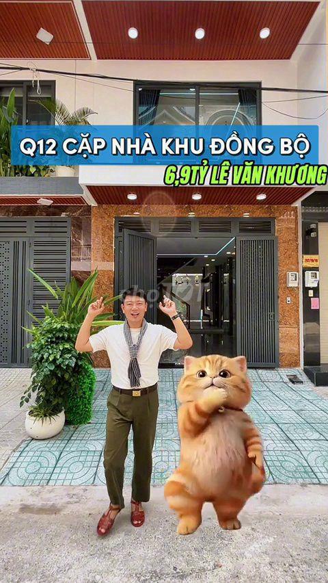 Bán Cặp Nhà Q12 Lê Văn Khương 6.9 Tỷ