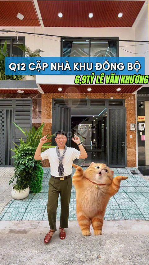 Bán Cặp Nhà Q12 Lê Văn Khương 6.9 Tỷ