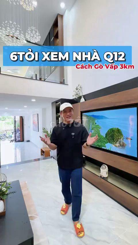 Bán Nhà Phố Full Nội Thất Gần Gò Vấp Giá 6 Tỷ