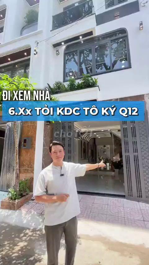 Bán Nhà Phố Nhiều Tầng Mới Xây Khu KDC Tô Ký Quận 12