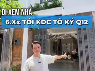 Bán Nhà Phố Nhiều Tầng Mới Xây Khu KDC Tô Ký Quận 12